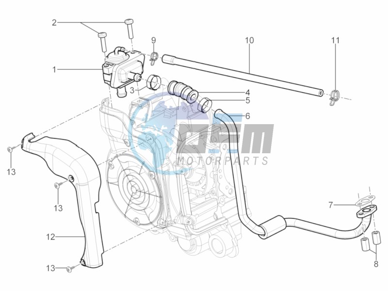 Secondary air box