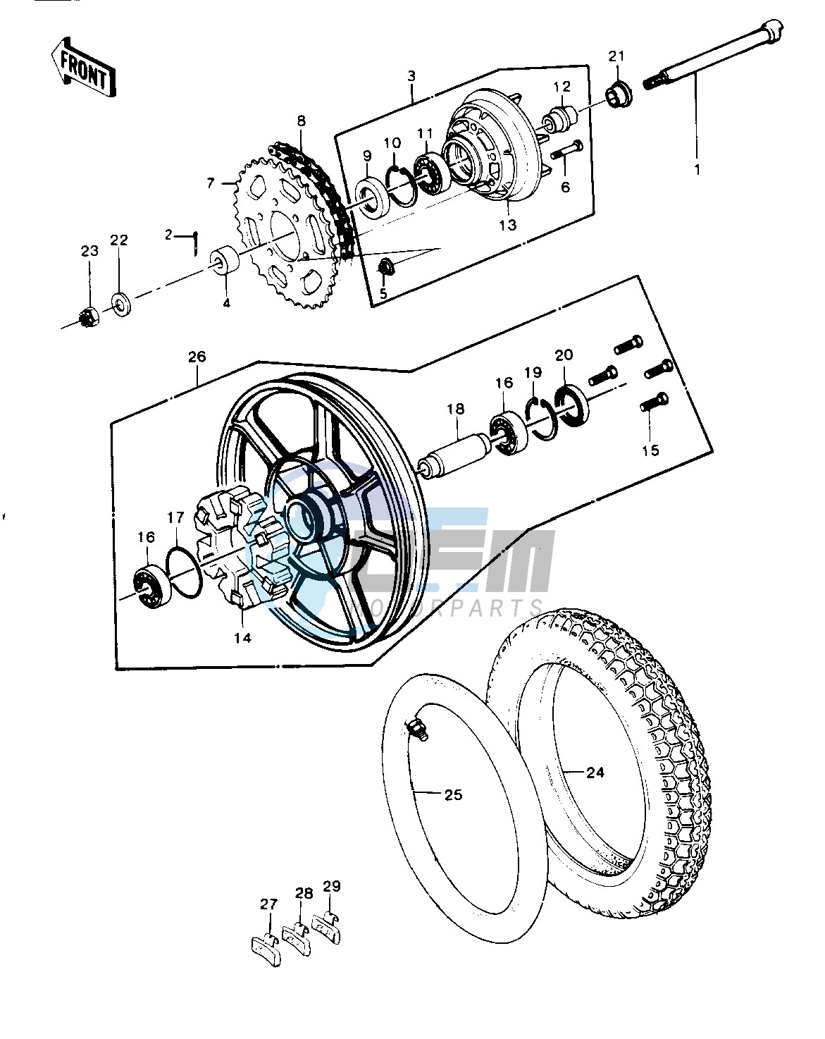 REAR WHEEL_HUB_BRAKE_CHAIN