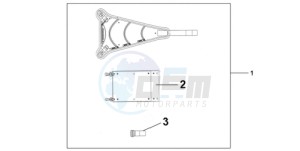 CBR1000RRA UK - (E / HRC MKH) drawing TANK BAG