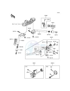 NINJA_ZX-6R ZX636EFFA FR GB XX (EU ME A(FRICA) drawing Handlebar