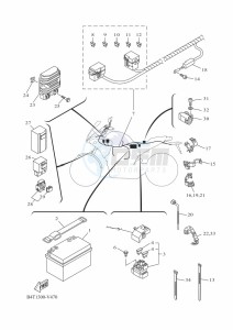 TRACER 700 MTT690-U (B5T1) drawing ELECTRICAL 1