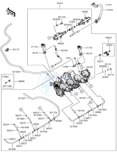 NINJA ZX-10R ZX1000SJFA XX (EU ME A(FRICA) drawing Throttle