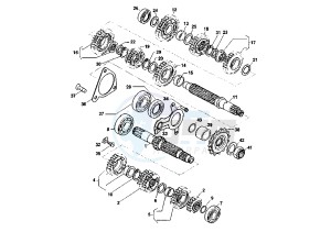 V RAPTOR 1000 drawing TRANSMISSION