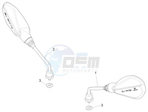 ZIP 50 4T 25 KMH NOABS E4 25kmh (EMEA) drawing Driving mirror/s