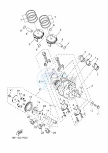 XTZ690 TENERE 700 (BFF2) drawing CRANKSHAFT & PISTON