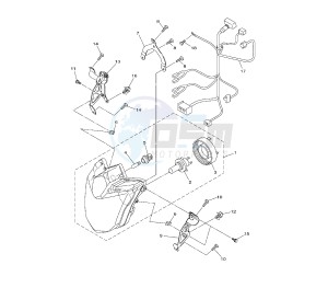 XJ6-F DIVERSION 600 drawing HEADLIGHT