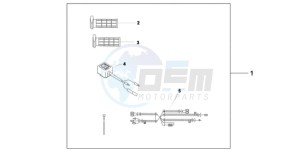 XL125VA E / MKH drawing HEATED GRIPS