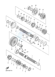 XVS1300A MIDNIGHT STAR (12C7) drawing TRANSMISSION