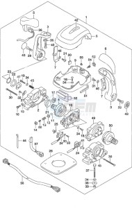 DF 300AP drawing Top Mount Dual