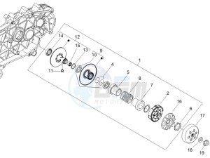 Beverly 125 Sport e3 drawing Driven pulley