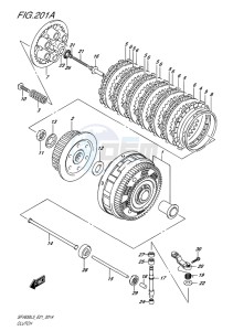 SFV 650 GLADIUS EU drawing CLUTCH