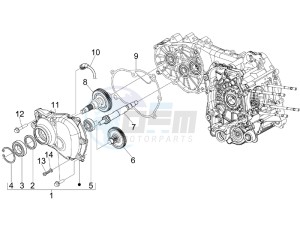 SUPER GTS 125 4T IE ABS-NOABS E3 (EMEA) drawing Reduction unit