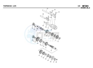 MRX-125-4T-BLUE drawing GEARBOX  EURO2