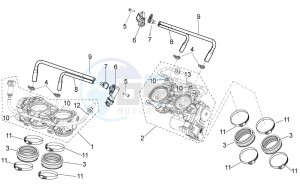 RSV4 1100 RACING FACTORY E4 ABS (APAC) drawing Throttle body