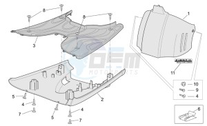 Scarabeo 50 4t 2v e2 drawing Central body II