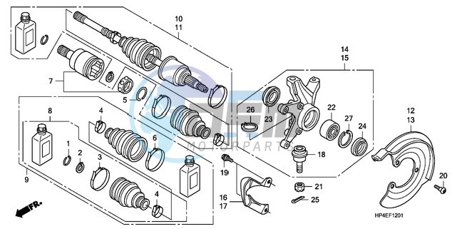 FRONT KNUCKLE (4WD)