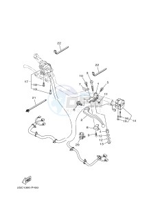 MT09TRA MT-09TRA TRACER 900 (2SC1 2SC2) drawing HANDLE SWITCH & LEVER