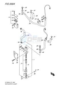 DL1000 ABS V-STROM EU drawing REAR MASTER CYLINDER