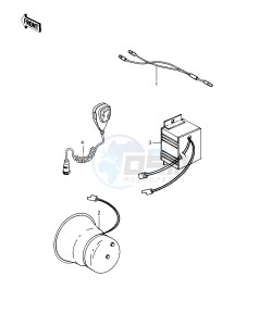 KZ 1000 C [POLICE 1000] (C2-C4) [POLICE 1000] drawing SIREN -- 79-81 C2_C3_C4- -