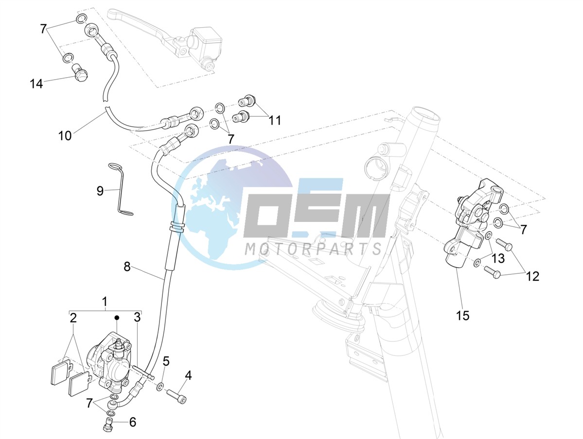 Brakes pipes - Calipers