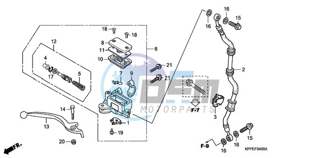 FR. BRAKE MASTER CYLINDER