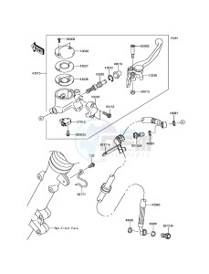 W800 EJ800AGS GB XX (EU ME A(FRICA) drawing Front Master Cylinder