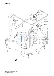 GSX1300R (E3-E28) Hayabusa drawing RADIATOR HOSE