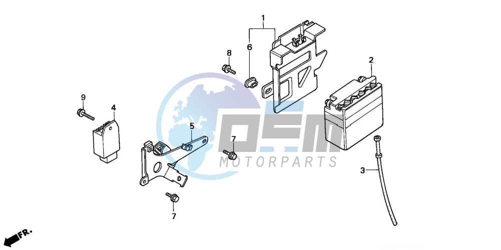 BATTERY/REGULATOR