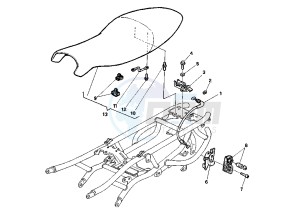 PLANET 125 drawing SEAT