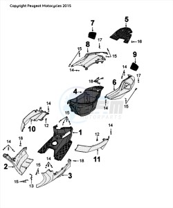 FIGHT 4 50 2T DARKSIDE drawing COWLING