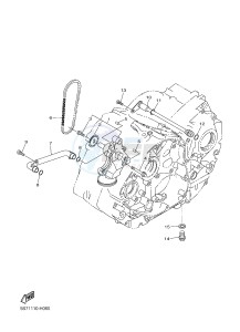 XVS950CR BOLT C-SPEC (B33N) drawing OIL PUMP