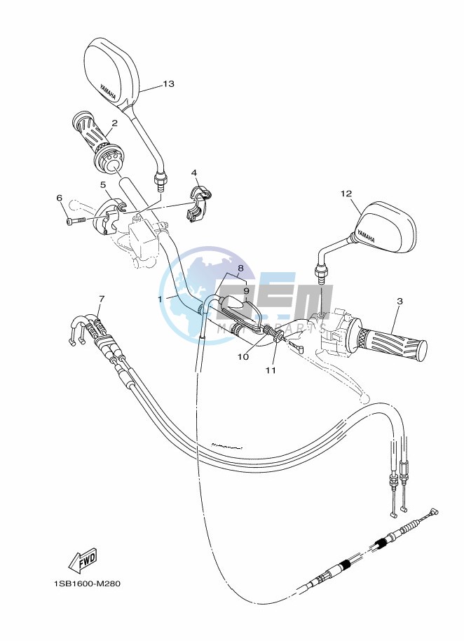 STEERING HANDLE & CABLE