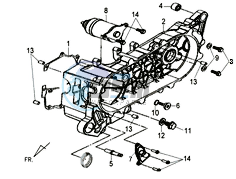 CRANKCASE COVER LINKS