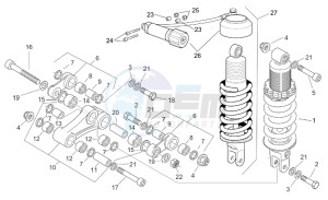 Pegaso 650 ie drawing Rear Shock absorber