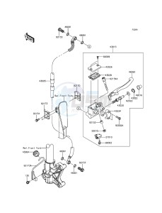 D-TRACKER KLX150HGF XX (EU ME A(FRICA) drawing Front Master Cylinder