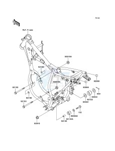 KX65 KX65-A6 EU drawing Engine Mount