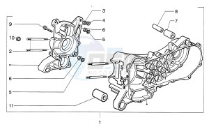 Hexagon 125 LX4 drawing Crankcase