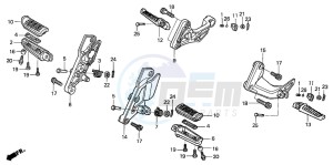 CB1300F1 CB1300SUPER FOUR drawing STEP