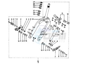 SV GEO - 125 cc drawing FRONT FORK