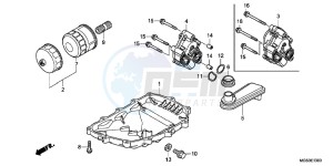 NC700XAC drawing OIL PAN/ OIL PUMP