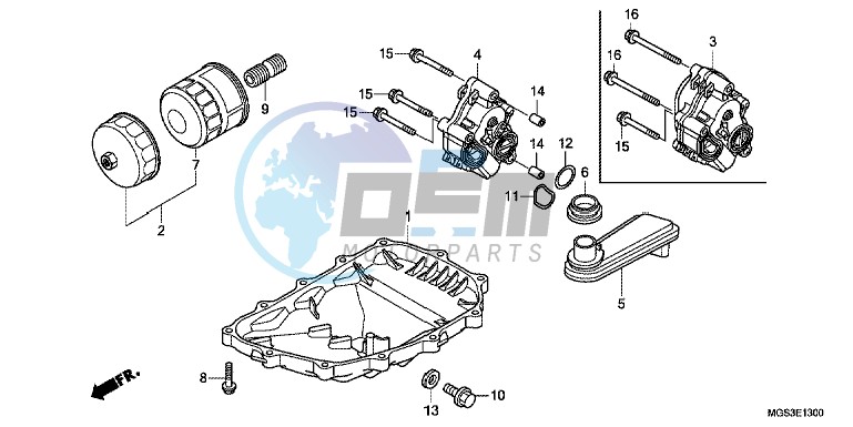 OIL PAN/ OIL PUMP