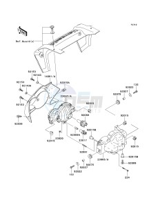 KVF 650 F [BRUTE FORCE 650 4X4I] (F6F-F9F ) F8F drawing HEADLIGHT-- S- -