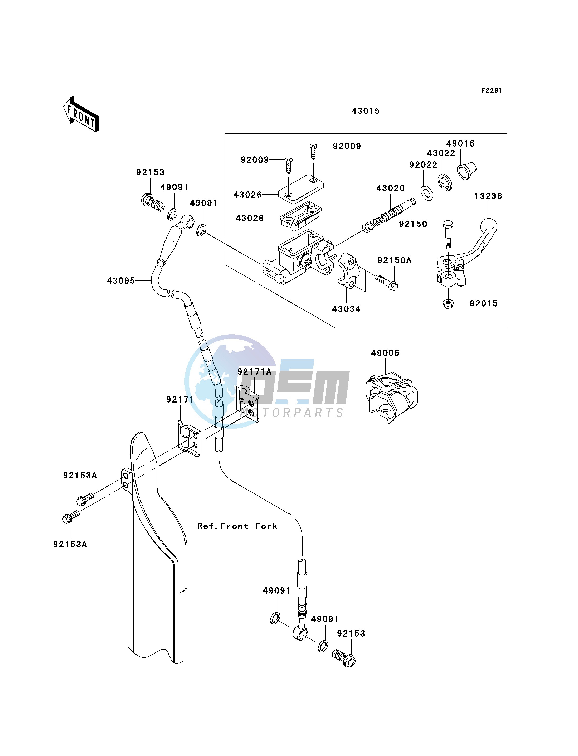 FRONT MASTER CYLINDER