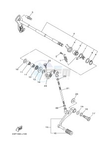 XT1200ZE SUPER TENERE ABS (2KB4) drawing SHIFT SHAFT