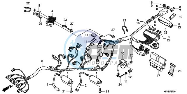 WIRE HARNESS/IGNITION COIL