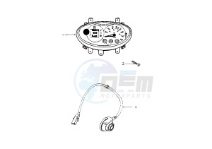 LOOXOR TSDI - 50 cc drawing DASHBOARD UNIT