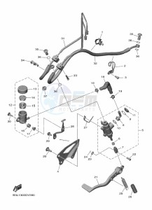 YZF1000 YZF-R1 (B3LS) drawing REAR MASTER CYLINDER