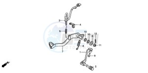 NX500 DOMINATOR drawing PEDAL