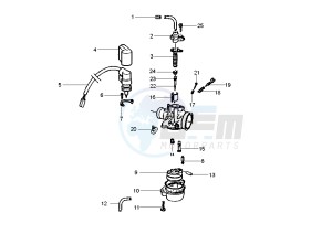 Liberty 2T RST 50 drawing Carburetor