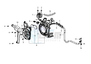 LX 150 drawing Secondary air system